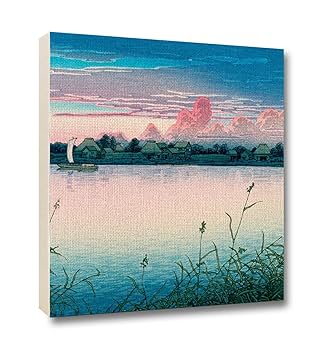 Amazon.co.jp: キャンバス画 【世界の名画】 川瀬巴水 壁紙